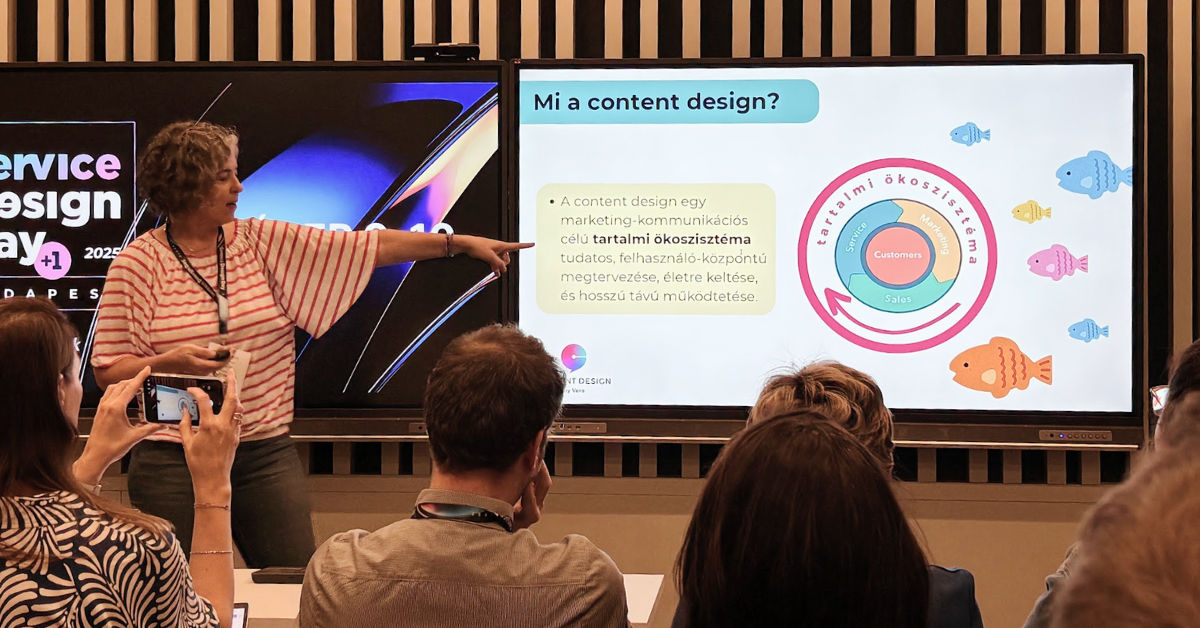 Esettanulmány: content design a szervezeten belül